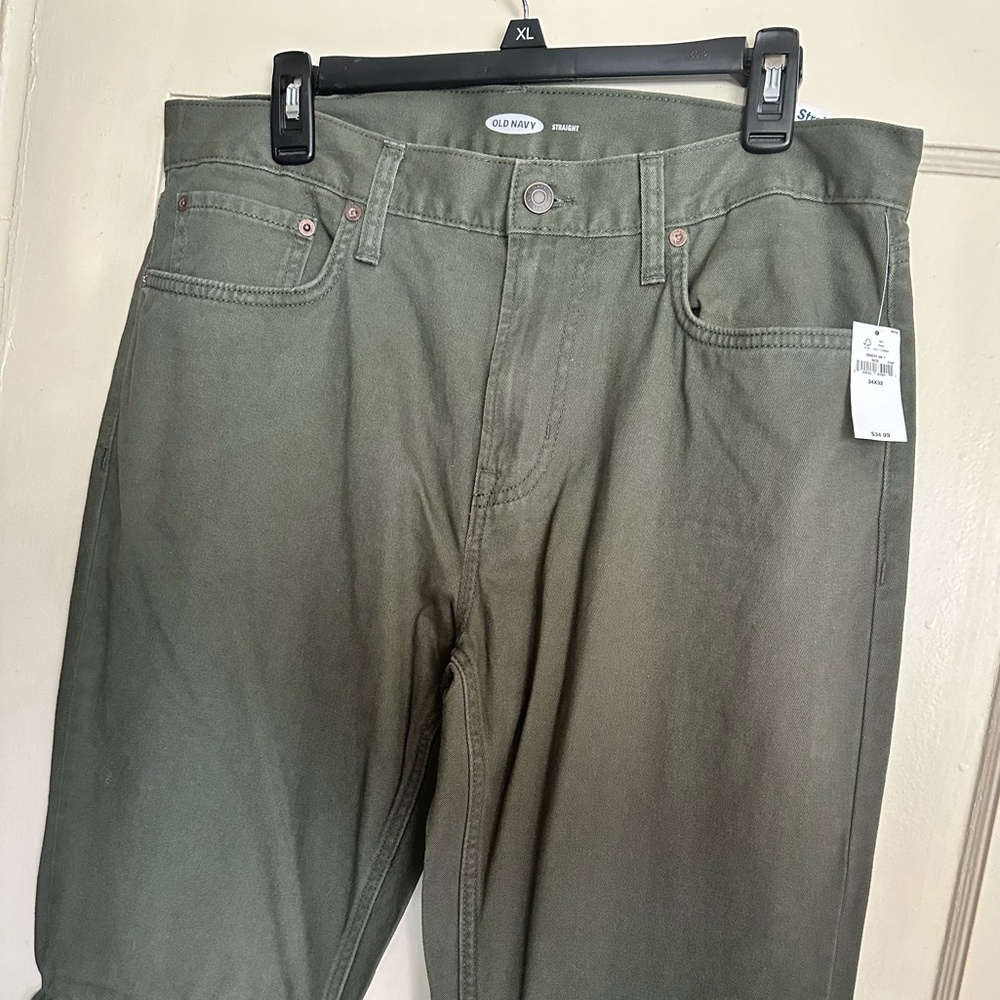 Old Navy Olive Khakis - 34W - Never worn with tags
